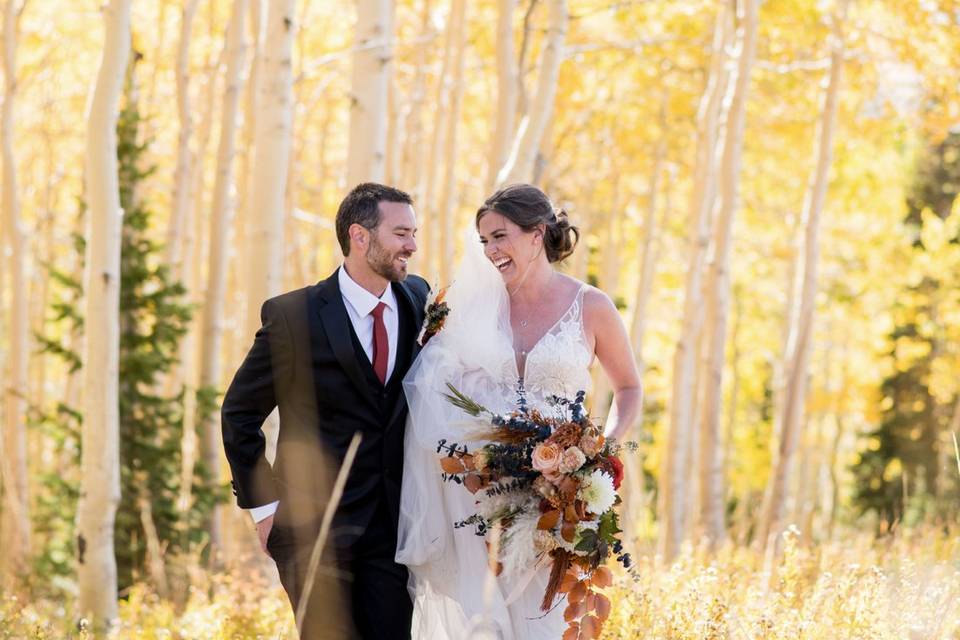 Bride and groom
