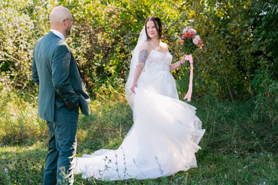 Bride and groom