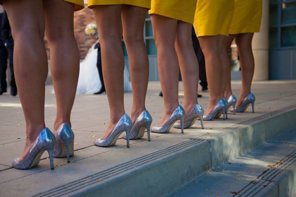 Wedding party heels