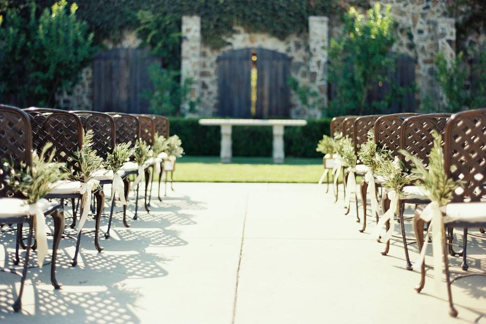 Floral Aisle Markers