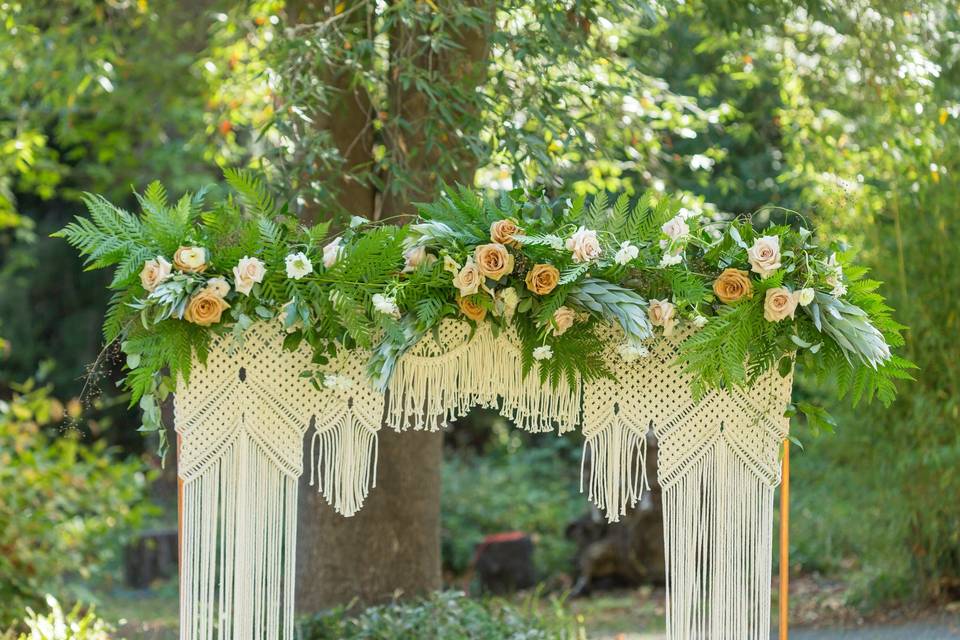 Macrame Ceremony Arch