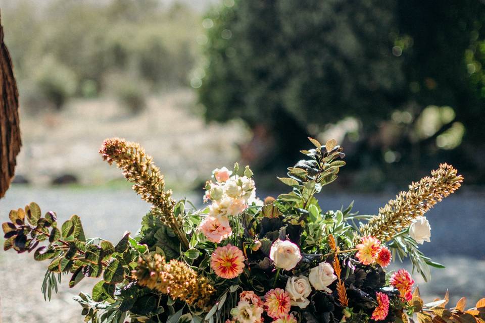 Boho, Autumn Ceremony