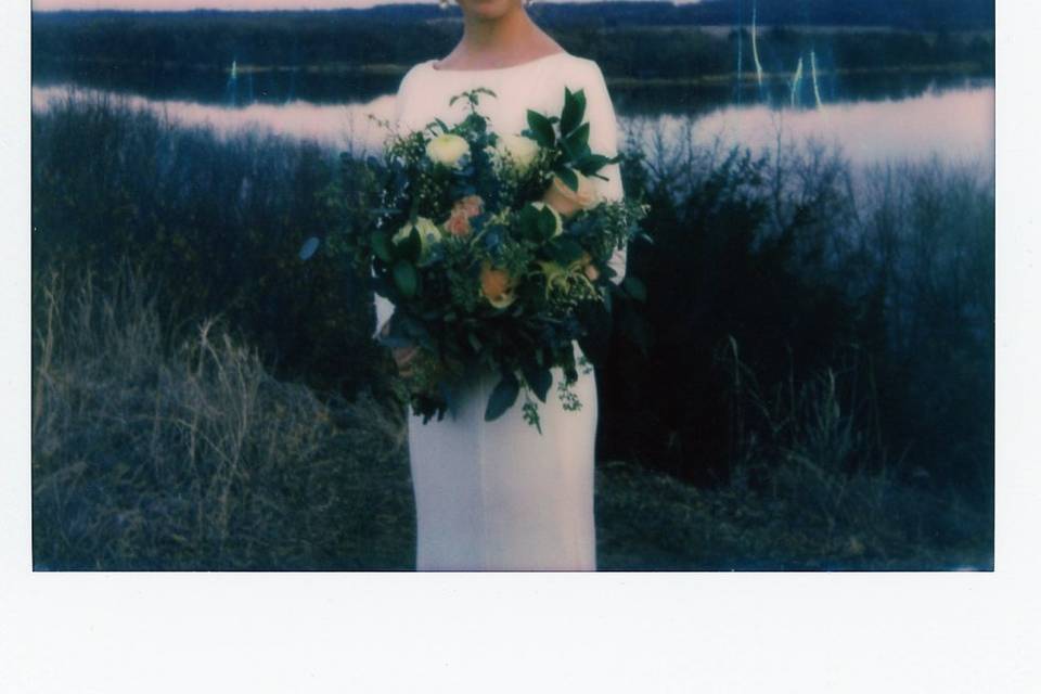 Polaroid of Bride