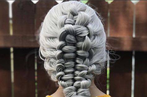 Silver braids