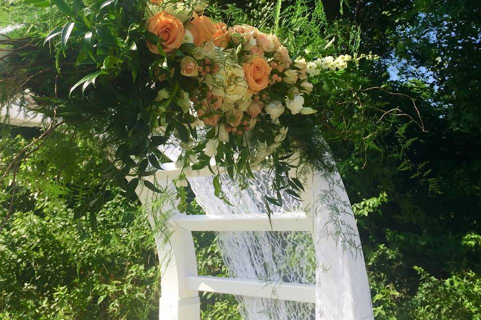 Wedding arch decor