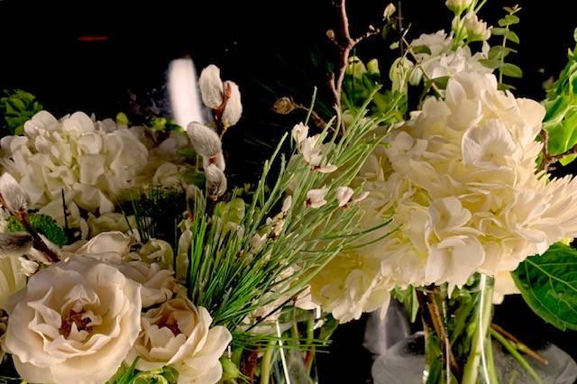 Cocktail Table Flowers