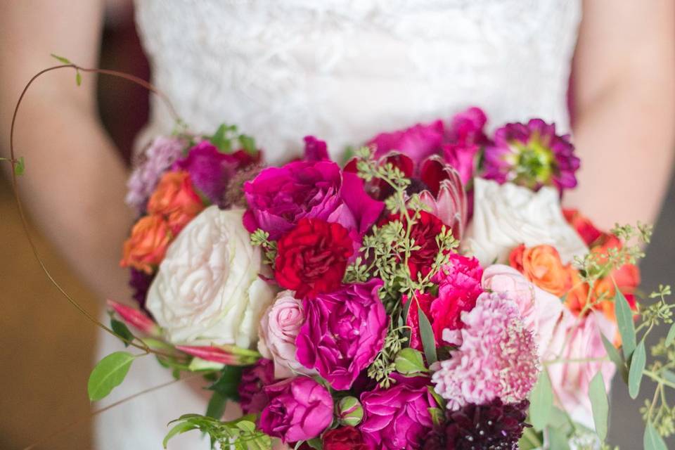 Love pinks bouquet