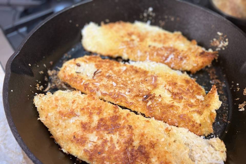 Coconut Encrusted Grouper