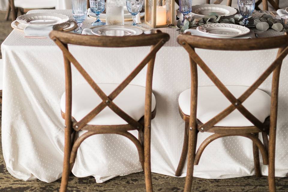 Rustic log cabin venue