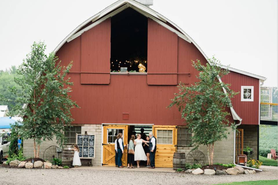 Pretty Red Barn.