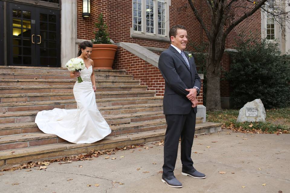 First Look on Stairs