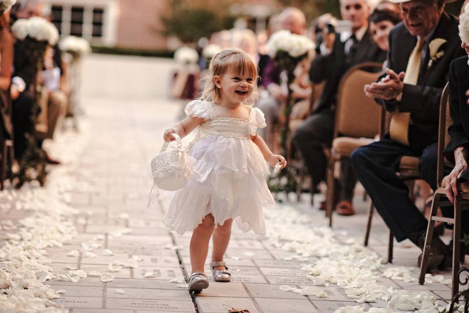 Courtyard Flower Girl