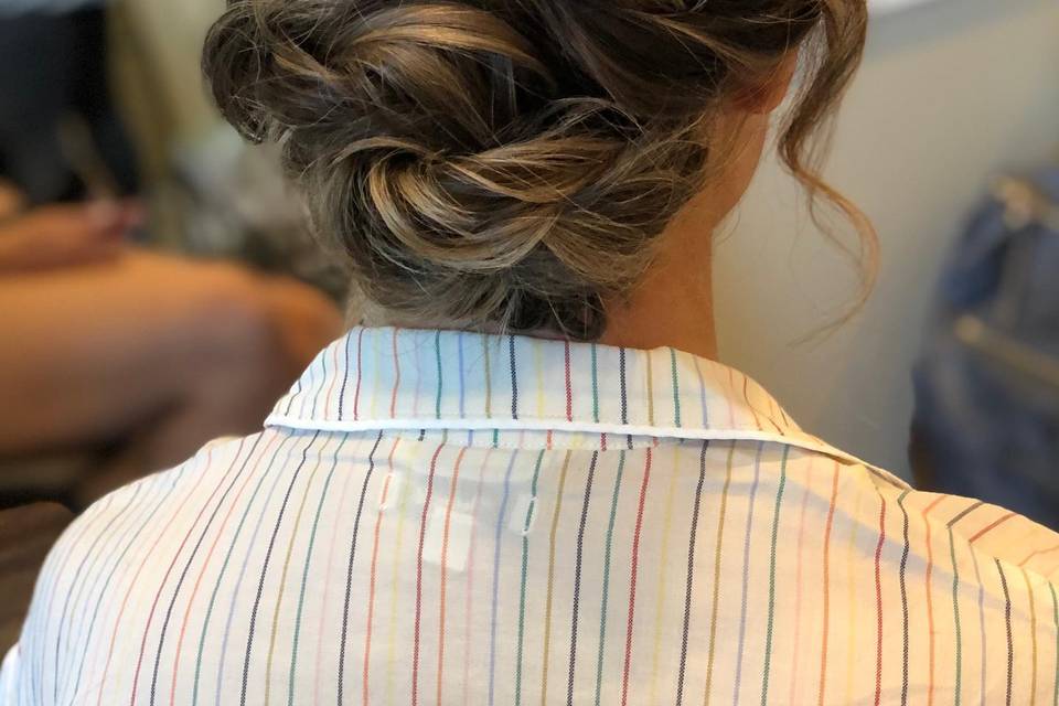 Beautiful updo