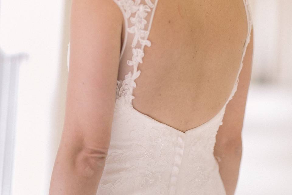 Back of the dress