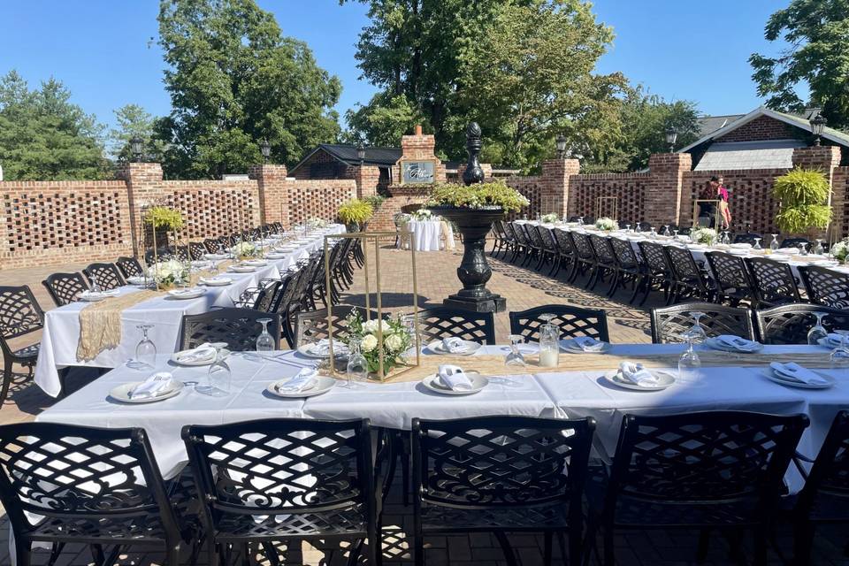 Blanton House Main Courtyard