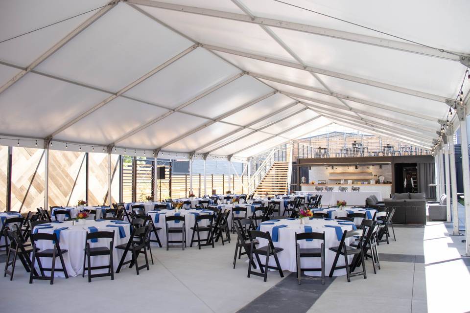 Tented Event on Patio