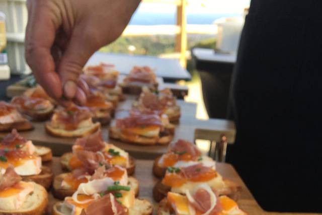 Apricot Brie Bruschetta