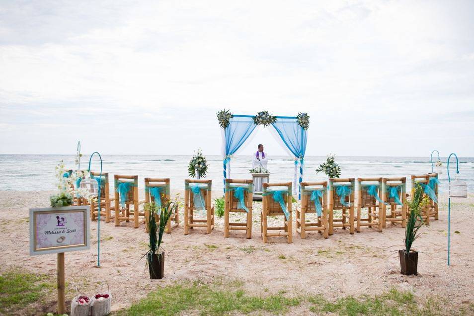 Beach wedding vennue