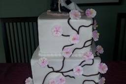 Cheery blossom cake