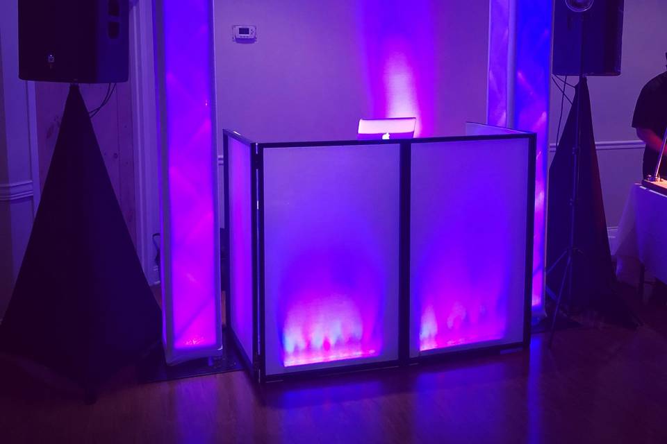 Illuminated DJ Booth