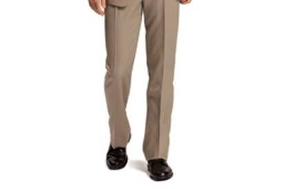 Catalina Tan Suit  with notch lapel and 2 buttons by After Six