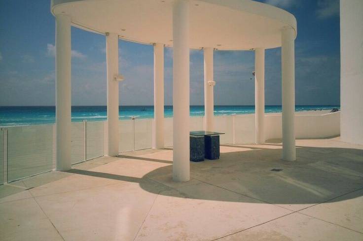 LeBlanc beachfront wedding gazebo, Cancun