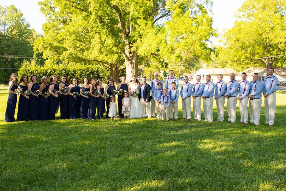 Biggest bridal party to date