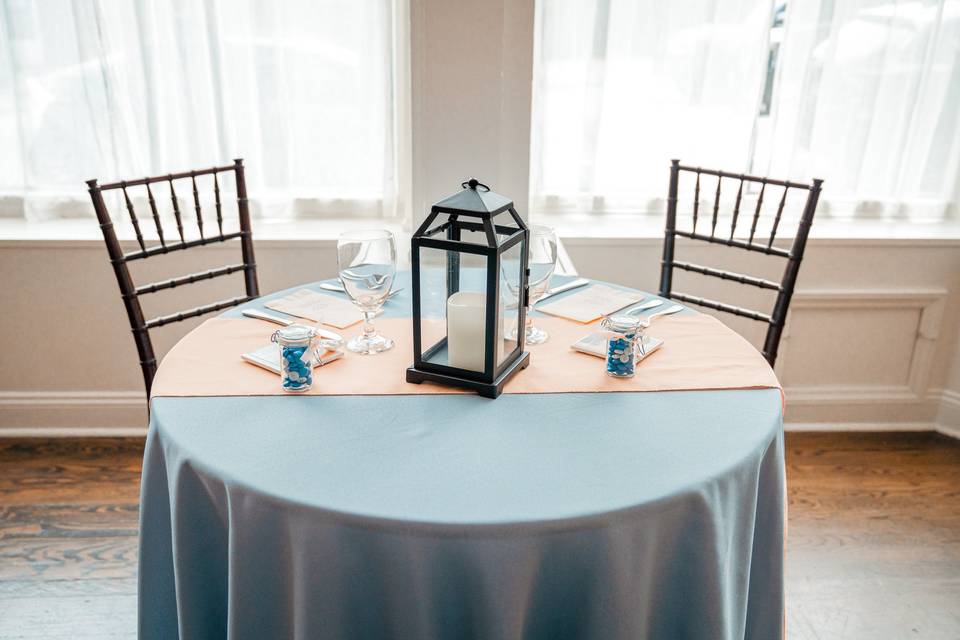 Wedding Couple's Table