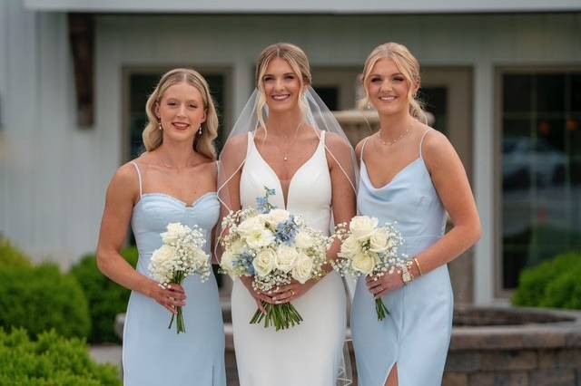 Classic blue and white