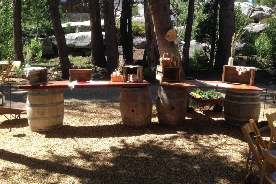 Oak barrels