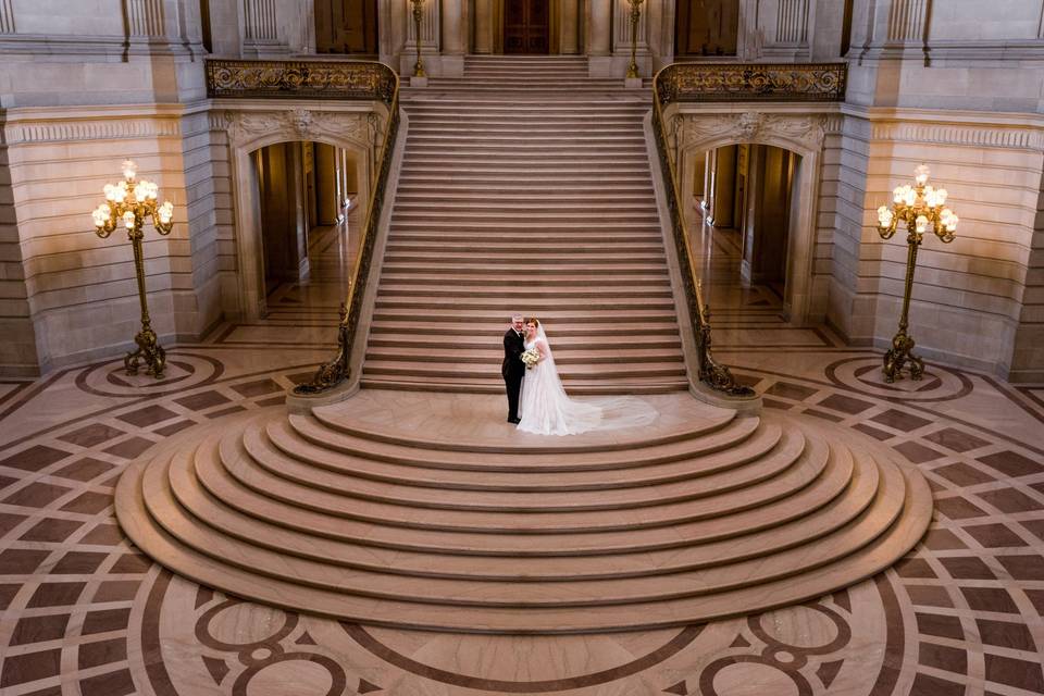 SF City Hall wedding