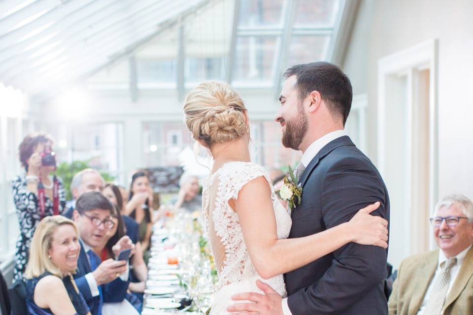 Intimate first dance