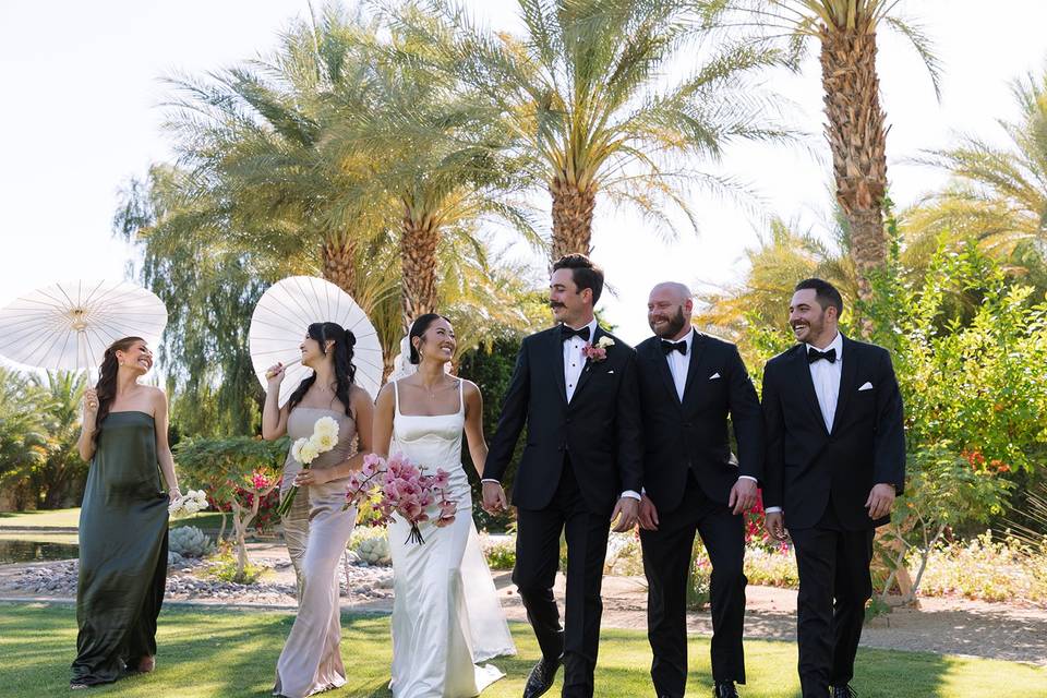Wedding party portraits