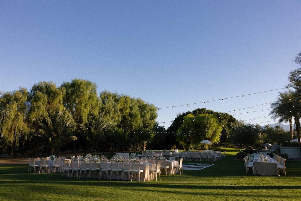 Outdoor reception