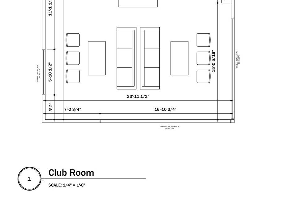 Club Room - Floorplan