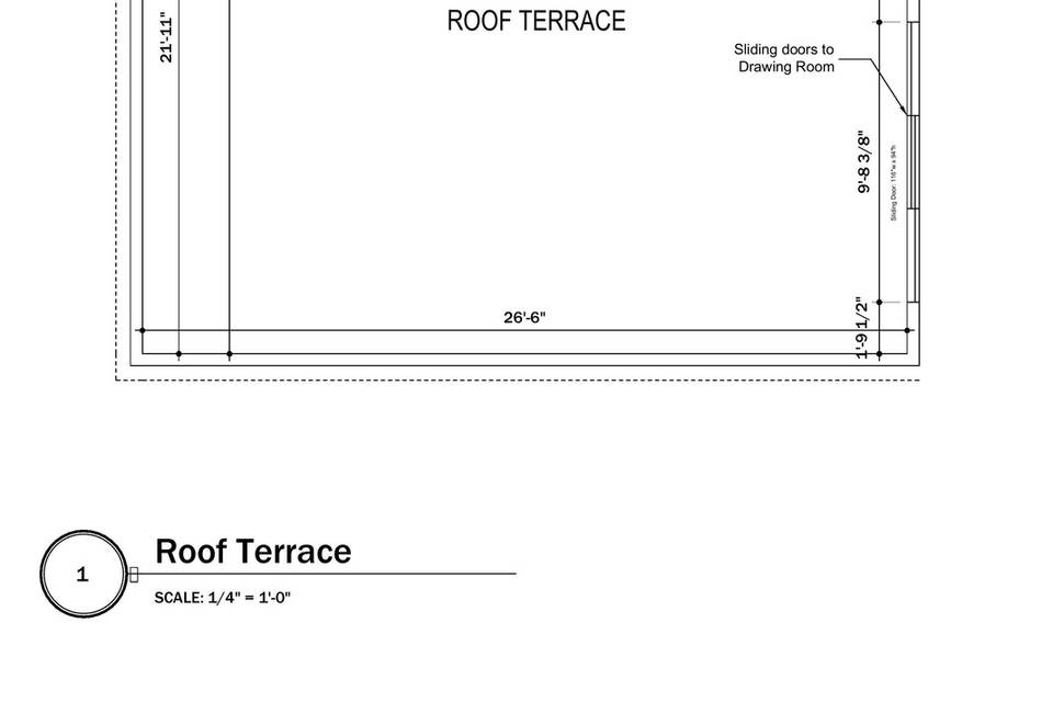 Rooftop Terrace - Floorplan