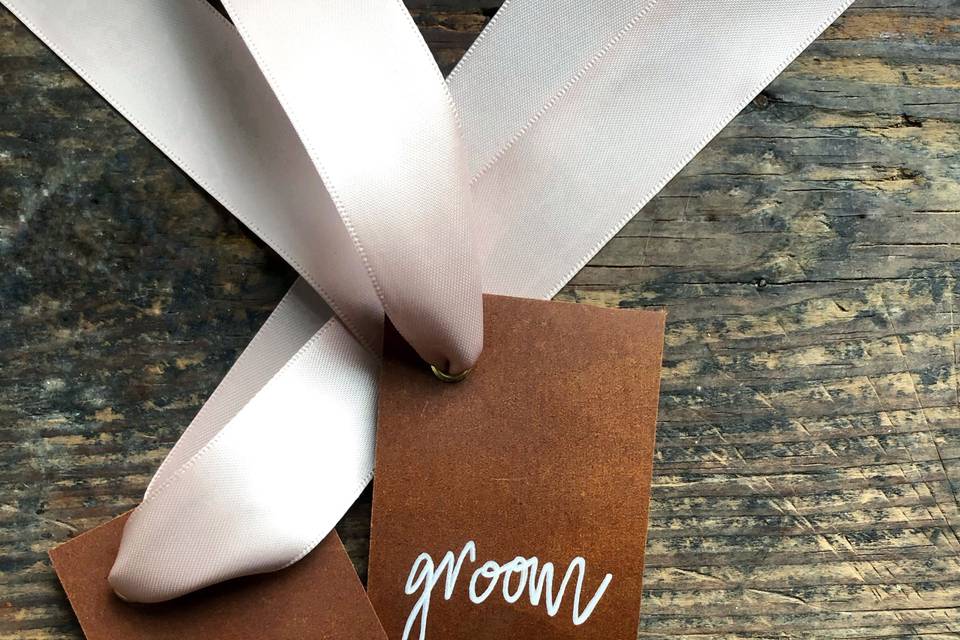 Groom + Groom Tags