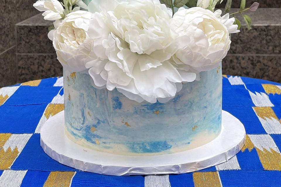 Buttercream textured