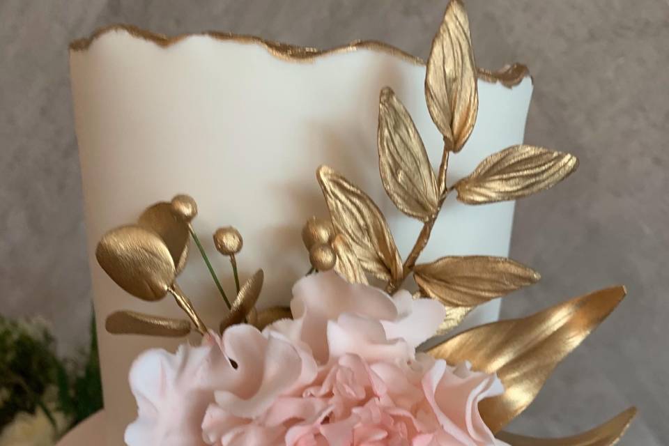 Gold edged wedding