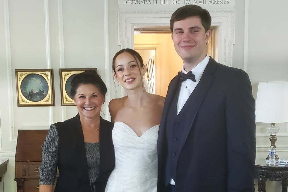 Fun summer wedding