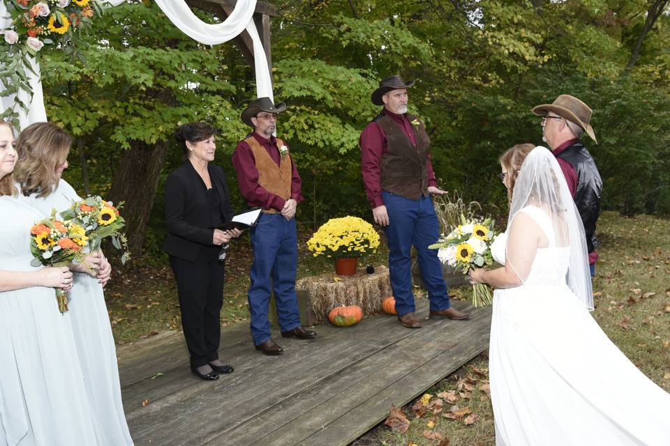 Cowboy wedding