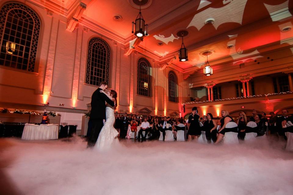 Dry Ice for the first dance