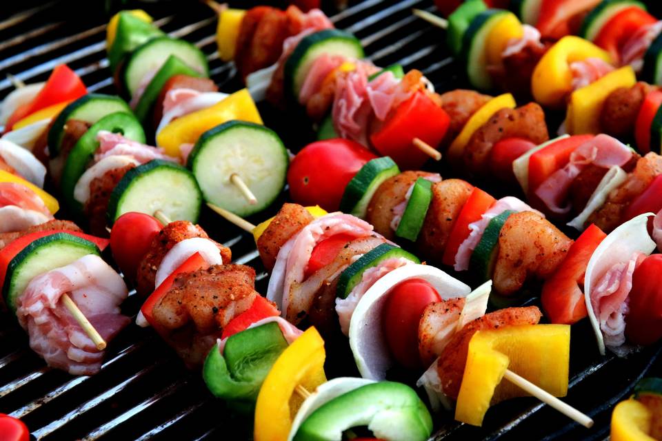 Skewers on the Grill