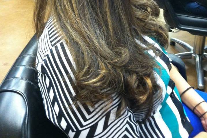 Highlights + Blow-out Smooth