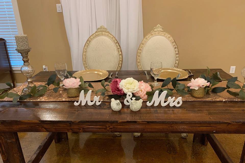 Sweetheart Table