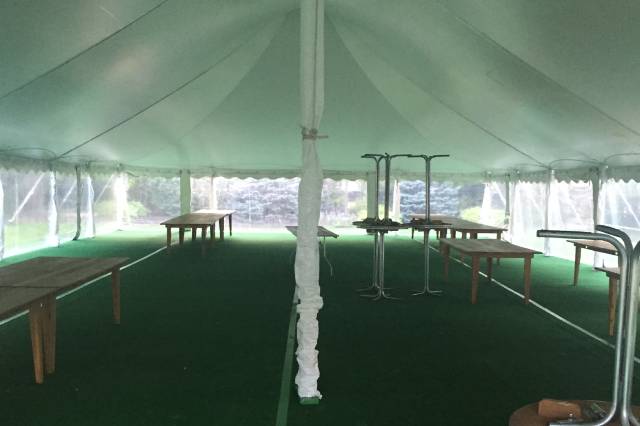 Flooring and pole covers