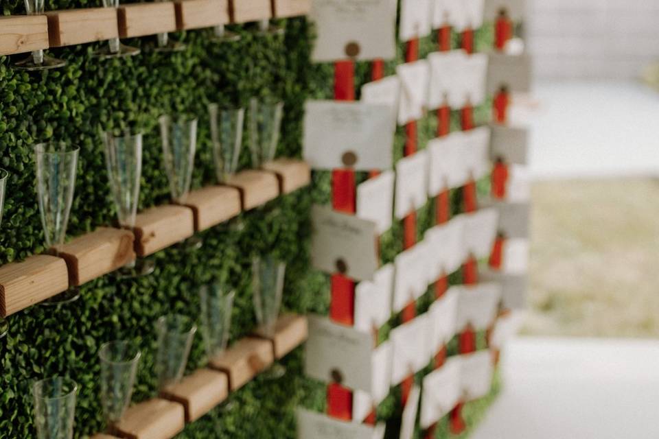 Champagne wall