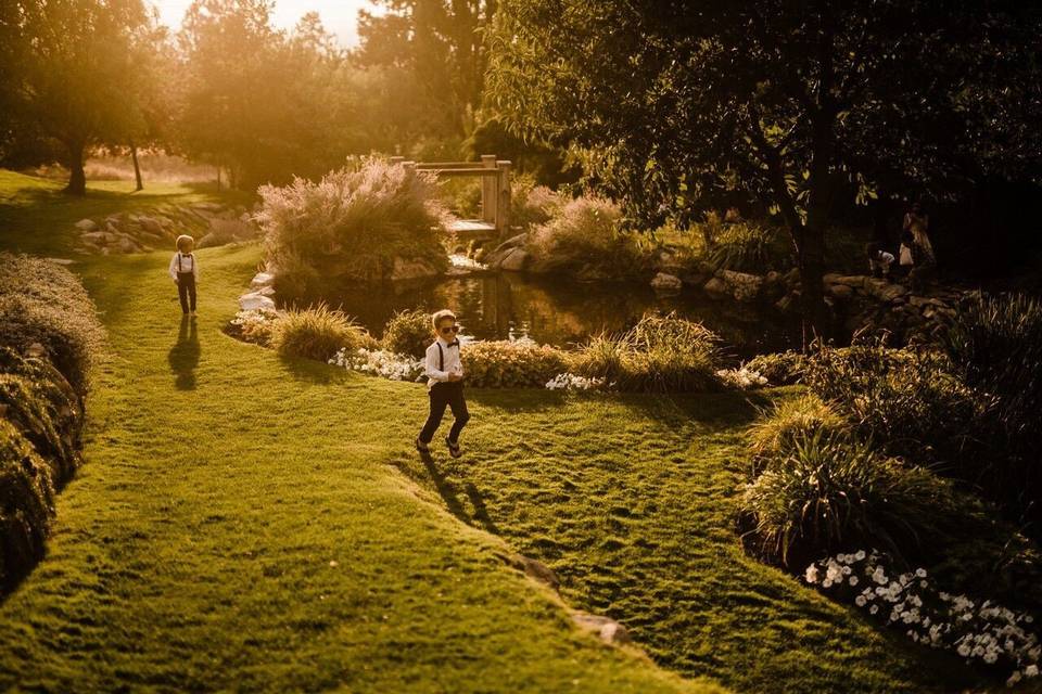 Kids enjoying the Grounds