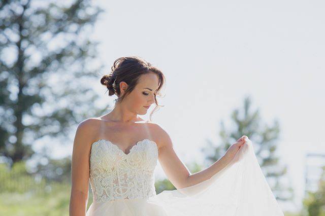 Soft bridal makeup