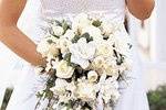 White bridal bouquet